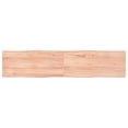 thumbnail image 1 of vidaXL Table Top Light Brown 180x40x(2-4)cm Treated Solid Wood Live Edge, 1 of 7