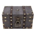 thumbnail image 2 of Wooden Jewelry Box, Wooden Treasure Chest Wide Application Coded Lock  for Jewelry, 2 of 8