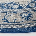 thumbnail image 3 of SAFAVIEH Brentwood Gisselle Oriental Area Rug, 6'7" x 6'7" Round, Blue/Ivory, 3 of 8