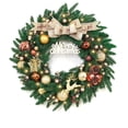 thumbnail image 1 of Arbol De Navidads decoración navideña corona Natale nueva corona navideña Artificial adorno navideño, 1 of 4