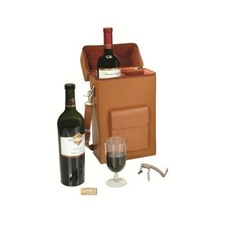 Royce Leather Connoisseur Wine Carrier RYC620TAN8