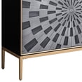 thumbnail image 2 of Black Gray Brass Finish / Contemporary Console Table with Spacious Storage, 2 of 3