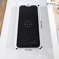 thumbnail image 4 of Bathtub Mat, Extra Long Non-Slip 39 x 16 Inch Bathroom Mat with Drain Holes and Suction Cup, Bath Mat, Machine Washable, 4 of 8