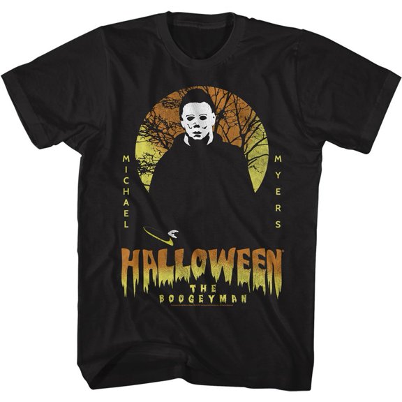 Halloween Myers The Boogyman Black T-Shirt