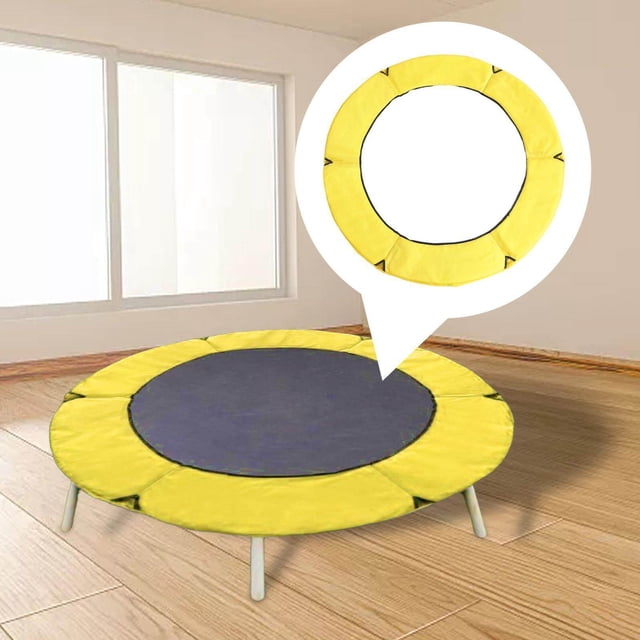 Trampoline Replacement Pad Safety Padding Spring Safety Round Spring Cover Cover Yellow 1.5m