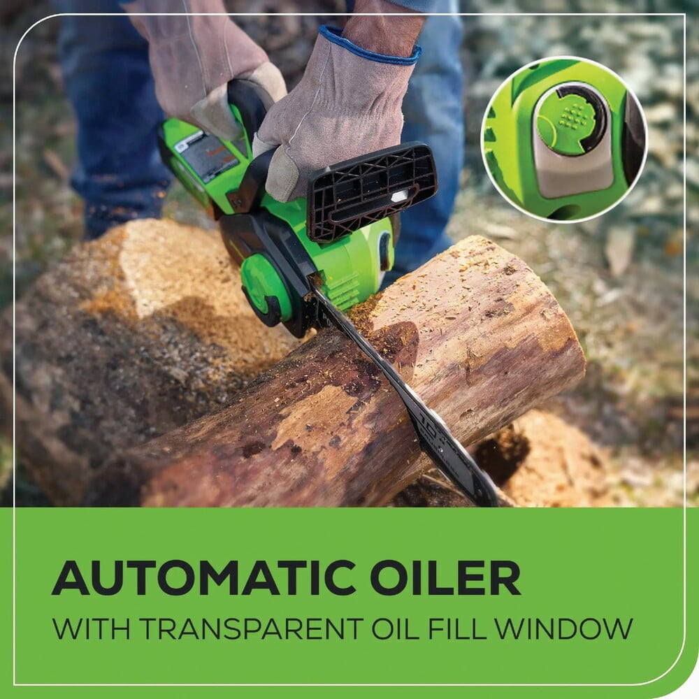 Greenworks Tools Greenworks 24V 10" Cordless Chainsaw Kit