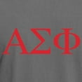 thumbnail image 3 of CafePress - Alpha Sigma Phi Greek Letters Cardinal T Shirt - Mens Comfort Colors Shirt, 3 of 5
