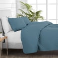 thumbnail image 4 of Bare Home Premium Diamond Stitched 2 Piece Coverlet Set - Ultra-Soft Luxurious Lightweight All Season Bedspread (Twin/Twin XL, Coronet Blue), 4 of 4