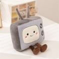 thumbnail image 2 of Plush Toy, Cute Creative Retro Television, 1 Piece, Soft Stuffed Doll for Kids Room Decoration Comfortable Cuddling Plush Gift for Children and Collectors, 2 of 6