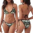 thumbnail image 3 of Balery I Haven't Been Everywhere But Its On My List Pijama Estampado Bikini de Dos Piezas para Mujer - Conjunto de Bikini Ajustable Sexy y Cómodo para Playa, 3 of 6