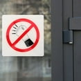 thumbnail image 3 of Public No Knocking Sign Warm Reminder Acrylic Wall No Knocking Sign Do Not Knock Sign, 3 of 8