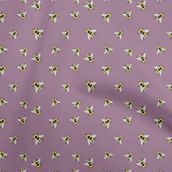 oneOone Polyester Spandex Purple Fabric Fabric For Sewing Printed Craft Fabric By The Yard 56 Inch Wide