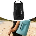 thumbnail image 6 of yotijay Waterproof Dry Bag Dry Storage Backpack Wide Opening for Women Men Sack Lightweight for Boating Fishing Hiking Rafting Beach black 10L, 6 of 8