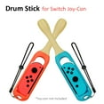 thumbnail image 3 of 2Pcs Game Controller Grip Drumsticks Portable Drumstick Grip with Lanyards for Joy-Con Controller, 3 of 9