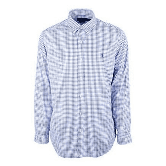 Polo Ralph Lauren Classic Fit Performance Twill Shirt , Multi Blue , S