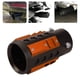 thumbnail image 3 of Tubo de escape trasero de aluminio con cuello de cola universal, ajuste de tubo de escape, estilo industrial, adecuado para tubos de 38 mm a 63 mm, naranja Macarena Garganta trasera del coche, 3 of 8