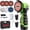 Green, variant on Cordless Angle Grinder Kit, 19,500 RPM Mini Handheld Grinder Tool with 2x 16.8V 2000mAh Batteries & 6 Discs, 3-Inch Cut-Off Grinder for Metal, Wood Cutting, Grey