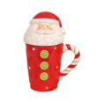 thumbnail image 3 of Taza de ceramica Macarena navideña 3D con asa Papá Noel, 3 of 8