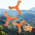 thumbnail image 4 of NIYANGLE Returning Flight Boomerang For Outdoor Activities Orange Plastic 1Pack, 4 of 8