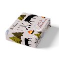 thumbnail image 4 of Erosebridal Reindeer Print Comforter Cover King, Rustic Animal Bedding King Size, Hunting Theme Decor, Reversible 3pcs（No Comforter）, 4 of 6