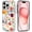Pretty Watercolor Flowers White, variant on Case for iPhone 15 Plus, Compatible with MagSafe, Yellow Sunflowers for Shockproof Protective, Slim Hard PC+TPU Cute Bumper Magnetic Clear Case for iPhone 15 Plus - White