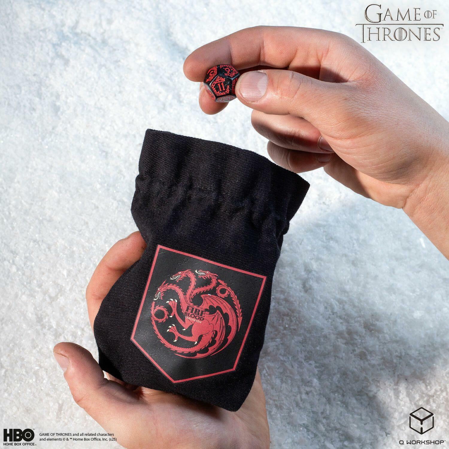 Game of Thrones Dice Pouch: Targaryen