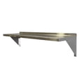 thumbnail image 1 of Stainless Steel Wall Mount Shelf - 12 x 12 x 48 in., 1 of 1