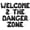 Black, variant on Letter Balloons - WELCOME 2 THE DANGER ZONE 16" Inch Alphabet Letters Foil Mylar Balloon 2nd Birthday Party Banner (Gold)