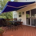 thumbnail image 2 of Bed Bath & Beyond 11.5’ x 9.5’ Blue Manual Patio Awning, 2 of 5