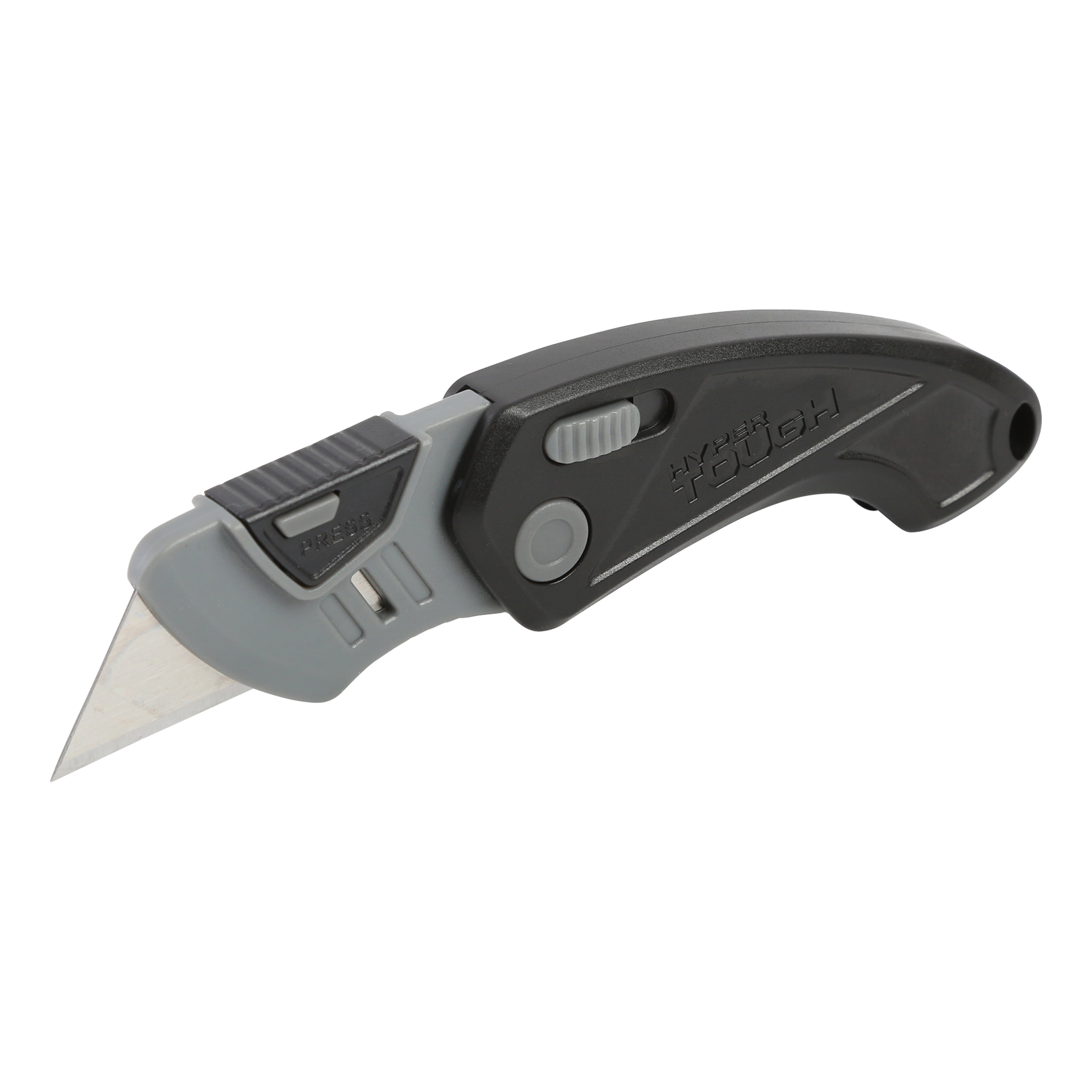 Hyper Tough Plastic Folding Utility Knife, Blade Included, Model 6713V