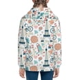 thumbnail image 6 of Kdxio Eiffel Tower Pattern Kids Boys Girls Zip Up Hoodie 3D Printed Hooded Sweatshirt Hoody Coat with Pocket 7-12 Y-Small, 6 of 6