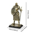 thumbnail image 3 of Dualoai European Knight Clown Sculpture Creative Desktop Ornament Decorative Figurine for Entryway Living Room Table Centerpiece Home Decor Gift, 3 of 8