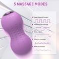 thumbnail image 3 of Bola de Masaje Vibratoria Maxgia Púrpura con Calefacción y Doble Rodillo para Liberación Miofascial, 3 of 9