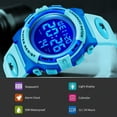 thumbnail image 2 of Kids Digital Sports Watch for Age 4-15 Waterproof Watches with Alarm Stopwatch Wrist Watches for Boys Girls Birthday Chriatmas Gift for Kids, 2 of 7