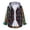 un Bleu, variante sur VEKDONE Chandails à Capuche à Manches Longues pour Hommes 2025 Liquidation Tendance Manteau à Carreaux à Boutons Décontracté Coupe Ample Blouse à Capuche à Cordon Rouge TTTG
