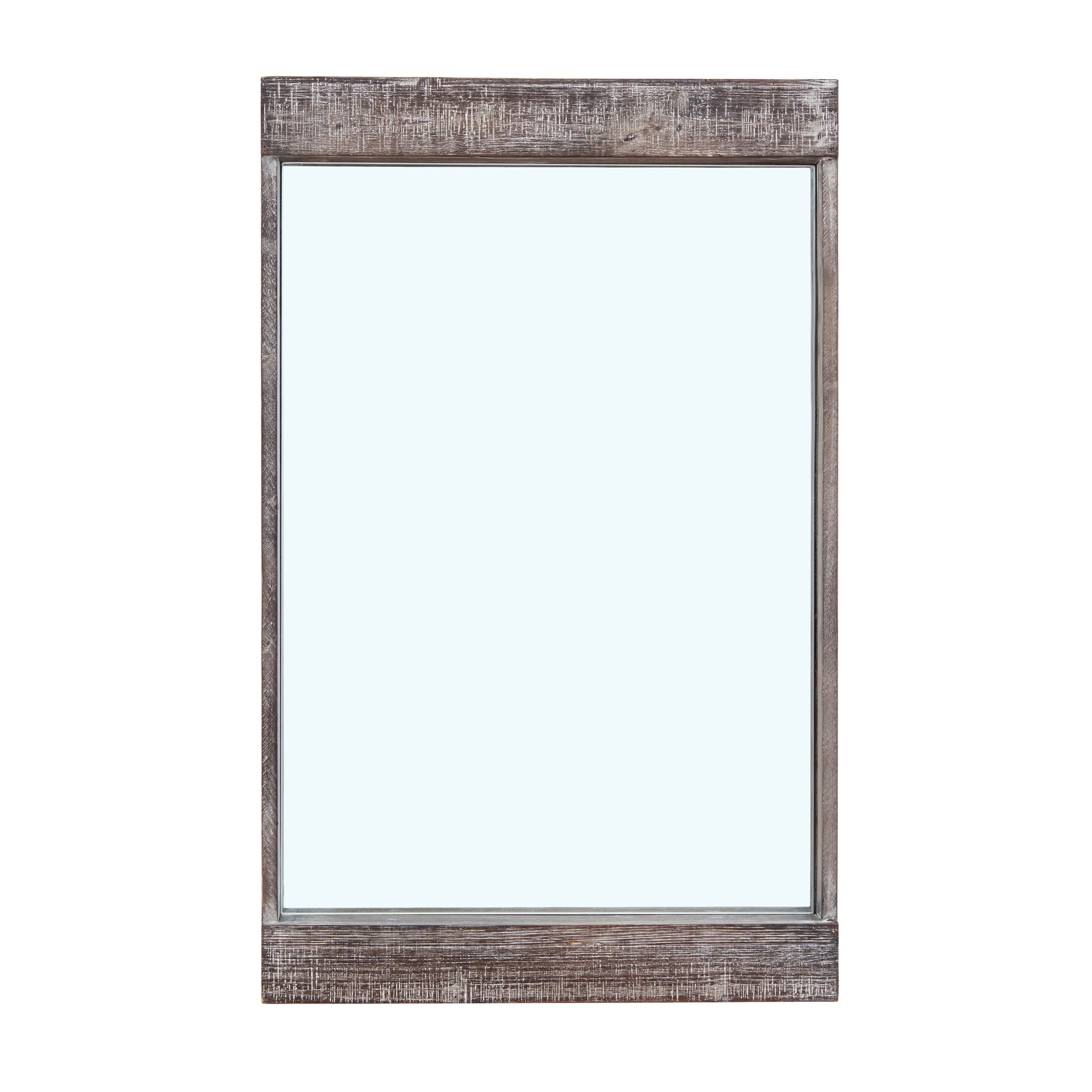 Danya B. Distressed Wood Framed Rectangular Wall Mirror 32 x 20