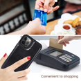 thumbnail image 4 of for iPhone 13 Wallet Case with Card Holder,PU Leather Kickstand Card Slots Case Double Magnetic Clasp Durable Shockproof Cover for iPhone 13 Black-SK, 4 of 14