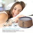 thumbnail image 4 of Letsfit White Noise Machine with Adjustable Baby Night Light for Sleeping, 14 High Fidelity Sleep Machine Soundtracks, Timer and Memory Feature-Wood Grain, 4 of 8
