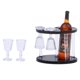 thumbnail image 3 of 1/12 Casa de en Miniatura Botella de Champán Estante Regalos de Bricolaje para Accesorio de Decoración para hogar Rojo perfke Champagne Rack Miniature, 3 of 9