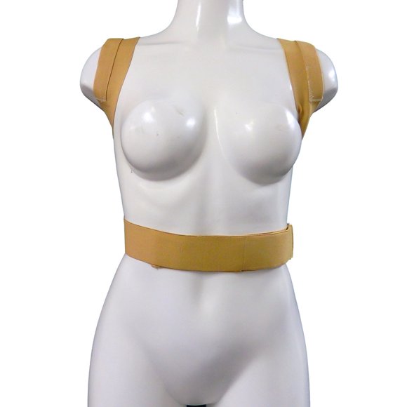 Chaleco corrector de postura Body Secret 736 post cirugías Negro T CH