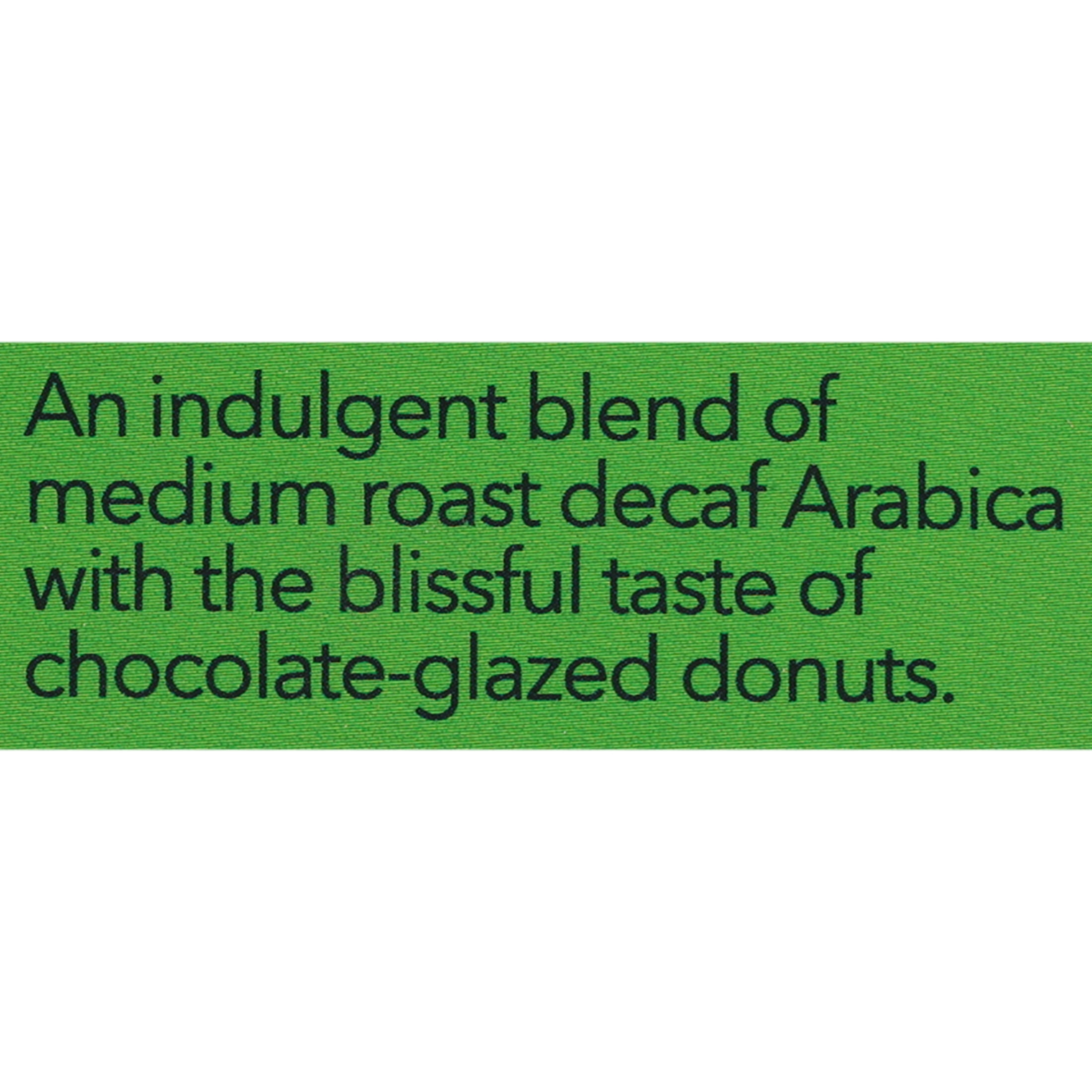 Double Donut, Decaf Glazed Donut 