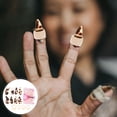 thumbnail image 4 of SHISUYAN Guzheng Nail Protection Covers Black Silicone Breathable 1 Set, 4 of 9