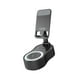 thumbnail image 5 of Soporte para teléfono,Soporte para teléfono con altavoz plegable,Soporte para teléfono móvil con sonido estéreo y diseño antideslizante,Soporte para teléfono con rotación de 360 Negro, 5 of 9