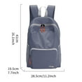 thumbnail image 2 of Portable Folding Backpack Polyester Material Large Capacity Lightweight Skin Bag for Work Travel Outdoor Sports, 2 of 2