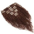thumbnail image 2 of Extensions de Cheveux Humains Afro Kinky Curly Double Wweft Clip Full Head pour Femmes, 2 of 6