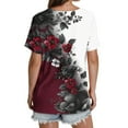 thumbnail image 4 of Womens Tops Dressy Casual Tunic Plus Size Shirts for Women 4X-5X Summer Tees for Women 2025, 4 of 4