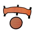 thumbnail image 3 of koolsoo Doublure de Casque Rigide Doublure Rafraîchissante de Casque Rigide pour Activités Industrielles de Plein Air Orange Foncé, 3 of 9