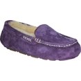 thumbnail image 2 of Old Friend Footwear Women's Bella Plush Nubuck Slippers 441310 (Purple, 11), 2 of 2