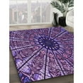thumbnail image 3 of Ahgly Company Machine Washable Indoor Rectangle Transitional Purple Area Rugs, 2' x 3', 3 of 7