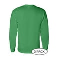 thumbnail image 3 of GILDAN G540 ADULT HEAVY COTTON 5.3 OZ. LONG-SLEEVE T-SHIRT, Irish Green, S, Pack Of 3, Mens T-Shirts, 3 of 3